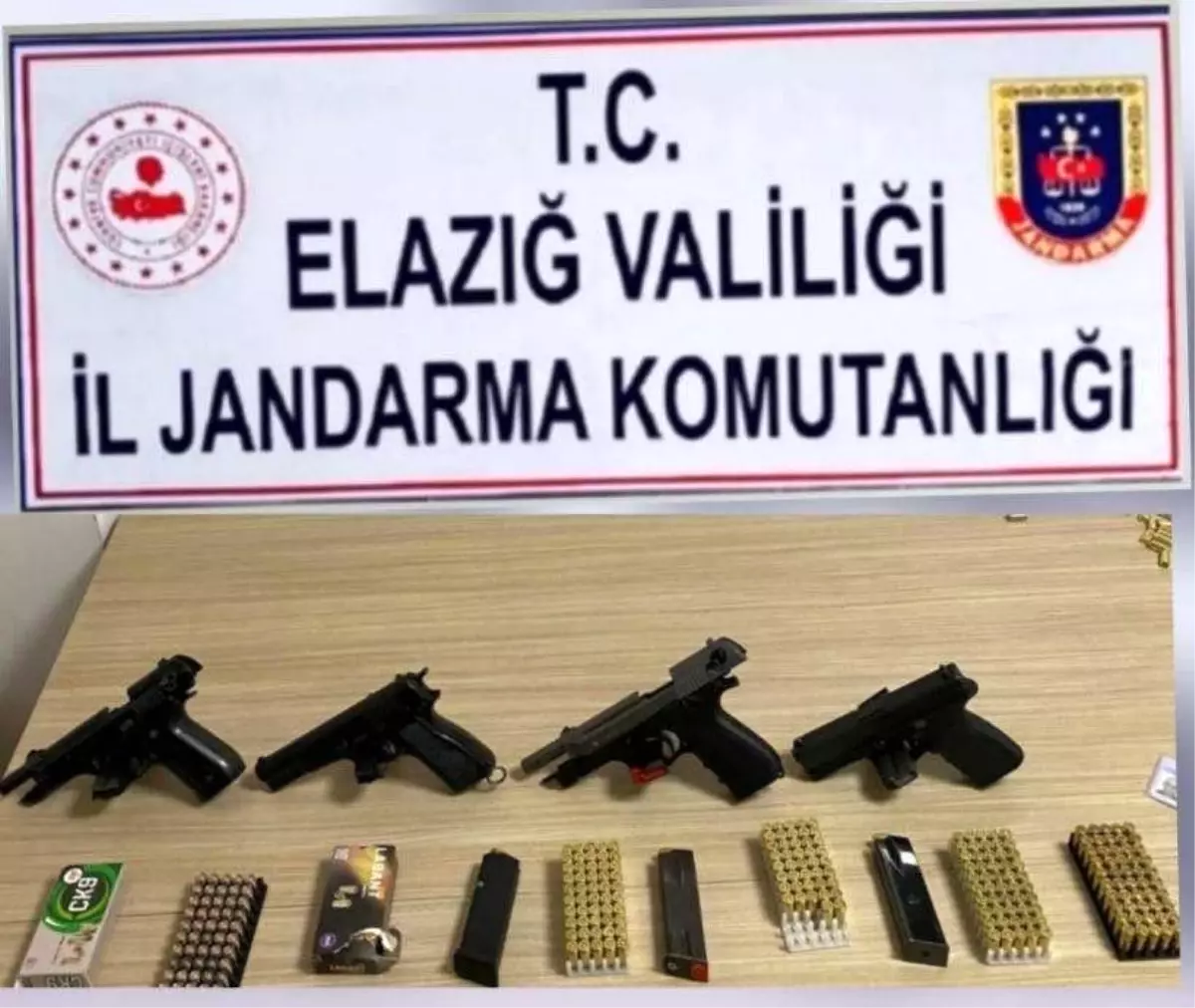 Elazığ’da Jandarma, Ruhsatsız Silahlarla İlgili Operasyon Düzenledi