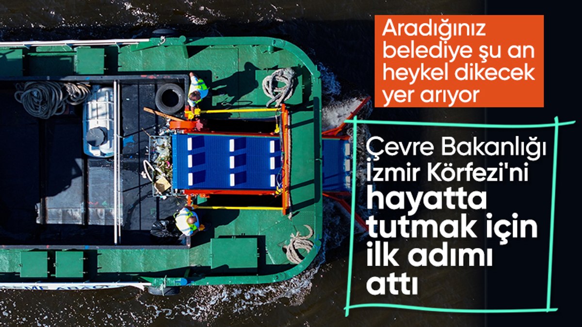 İzmir Körfezi’nin temizlenmesi için ilk adım atıldı