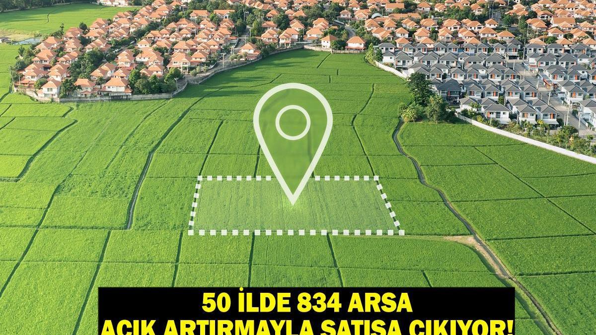 TOKİ Arsa Satışı 2025: 50 İlde 834 Arsa Açık Artırmayla Satışa Çıkıyor!